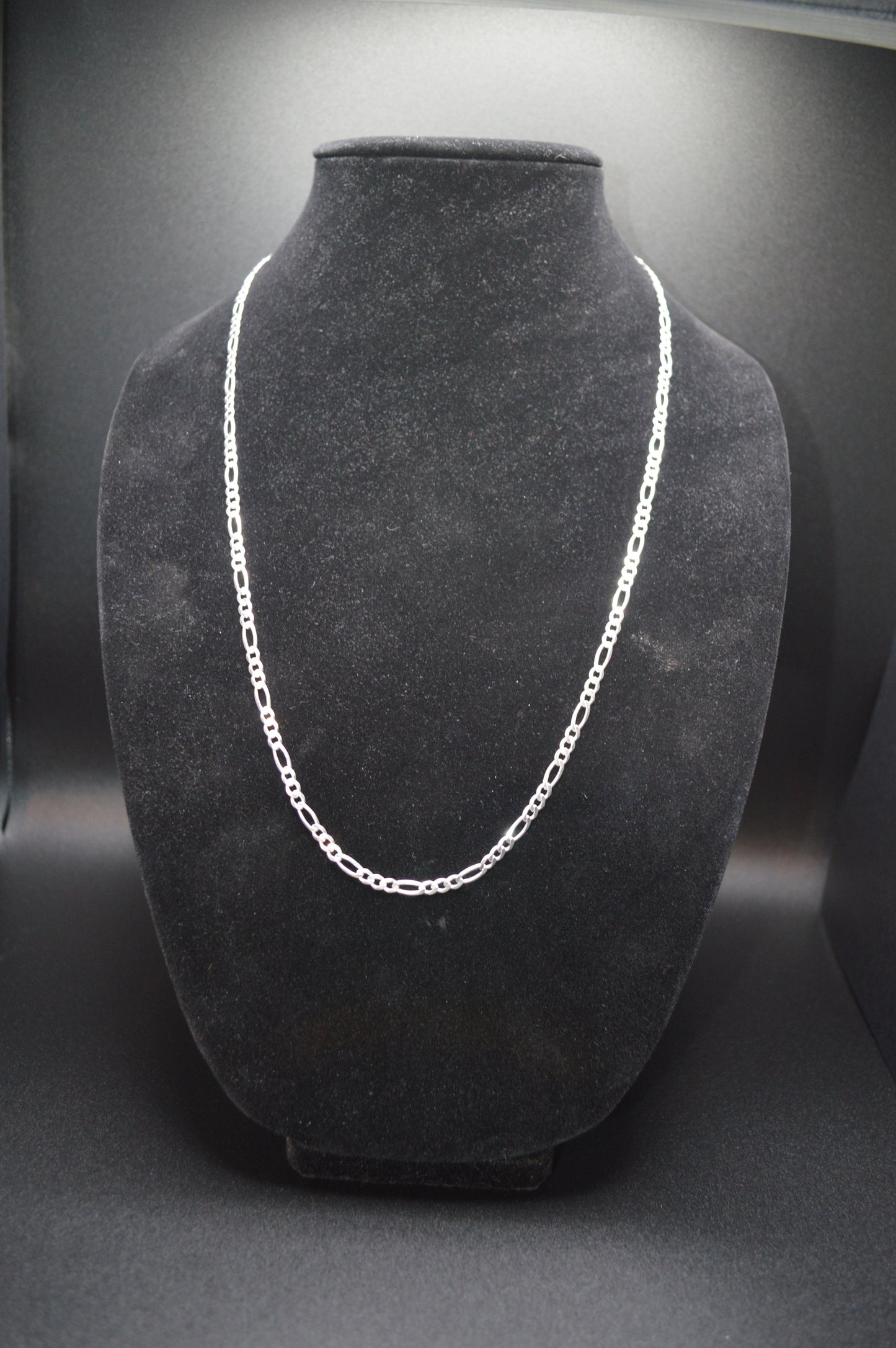 26" Silver Chain 3/8" Wide